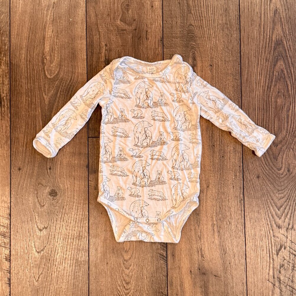 kate quinn polar bears long-sleeve onesie